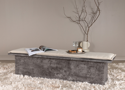 Venture Home Kellogg Bänk 40 x 45 x 160 Grå