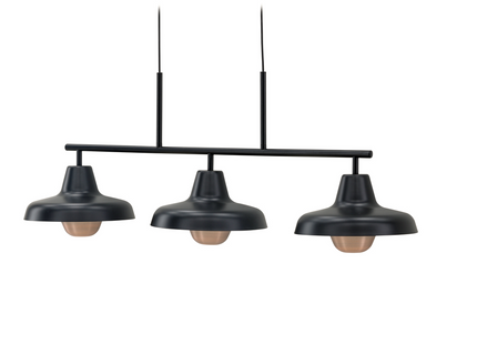 Venture Home Stöten Taklampa Svart