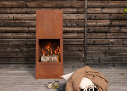 Venture Home Bastian Eldkorgar 20 x 120 x 50 Rostig Orange