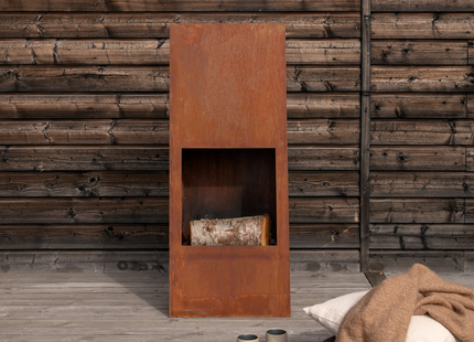 Venture Home Bastian Eldkorgar 20 x 120 x 50 Rostig Orange
