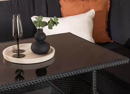 Venture Home Knock Hörnsoffgrupp Utomhus Svart