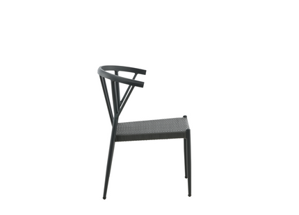 Venture Home Stina Matstol Utomhus 6-pack Svart