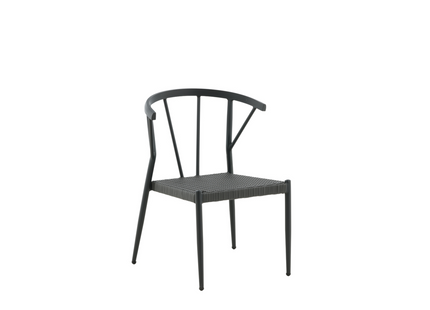 Venture Home Stina Matstol Utomhus 6-pack Svart