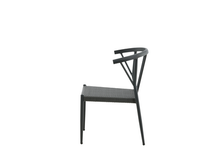 Venture Home Stina Matstol Utomhus 6-pack Svart