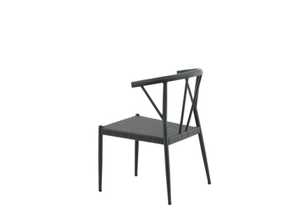 Venture Home Stina Matstol Utomhus 6-pack Svart