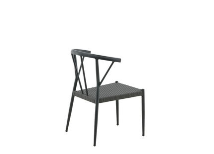 Venture Home Stina Matstol Utomhus 6-pack Svart