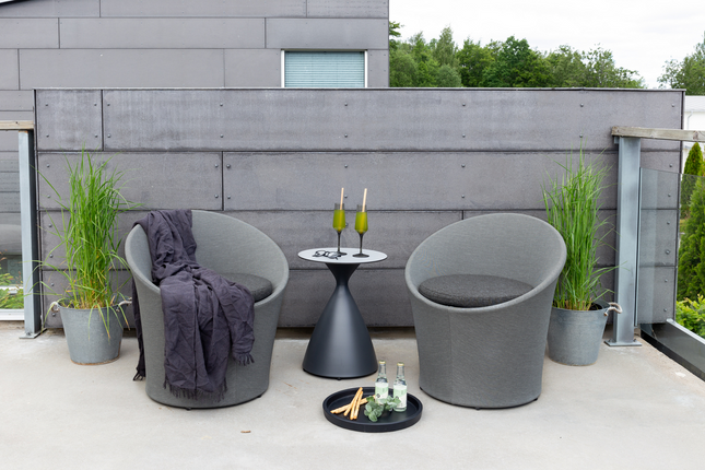 Venture Home Spoga Lounge Set Utomhus Svart