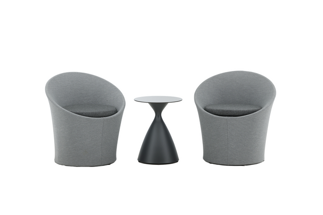 Venture Home Spoga Lounge Set Utomhus Svart
