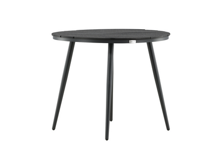Venture Home Break Runt Matbord Utomhus ⌀90 Svart