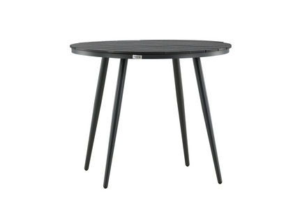 Venture Home Break Runt Matbord Utomhus ⌀90 Svart