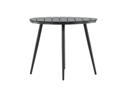 Venture Home Break Runt Matbord Utomhus ⌀90 Svart