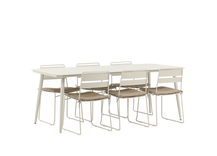 Venture Home Lina STOLSDYNA 45 x 3 x 42 Beige, 6-pack
