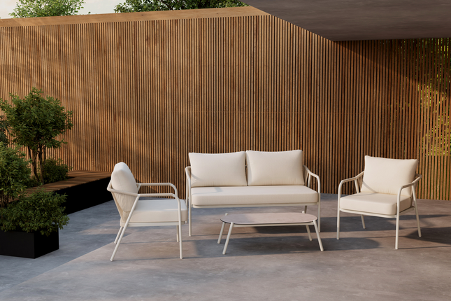 Venture Home Sicily Lounge Set Utomhus Beige