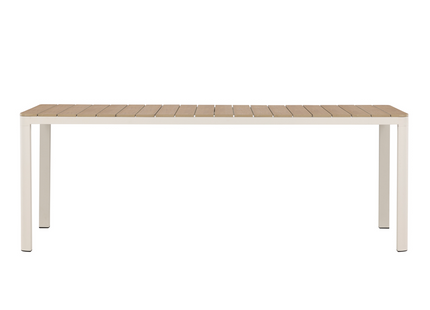 Venture Home Etna Rektangulärt Matbord Utomhus Utomhus 210 x 90 Beige