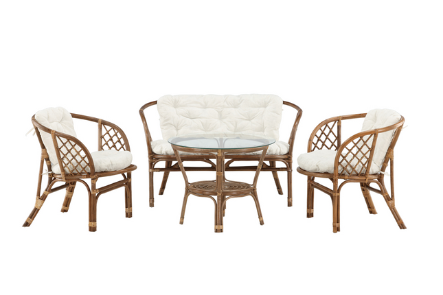 Venture Home Wera Lounge Set Utomhus Mörk Valnöt