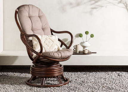 Venture Home Swing Loungefåtölj Utomhus Mörk valnöt