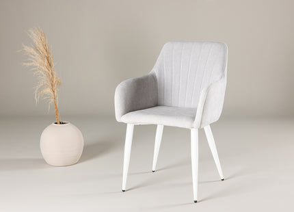 Venture Home Comfort Matstolar 2-pack Ljusgrå