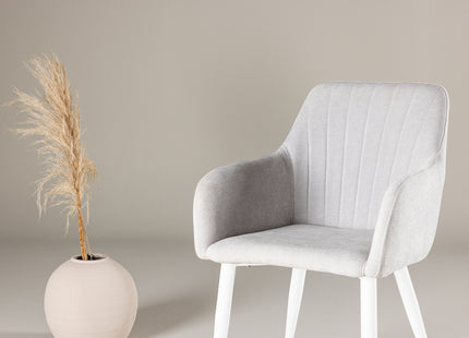 Venture Home Comfort Matstolar 2-pack Ljusgrå