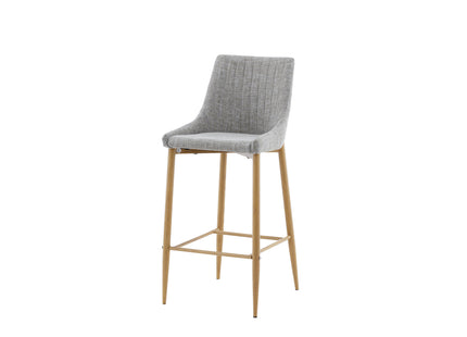 Venture Home Plaza Barstolar 2-pack Ljusgrå