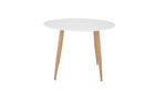 Plaza Runda Matbord ⌀100 White
