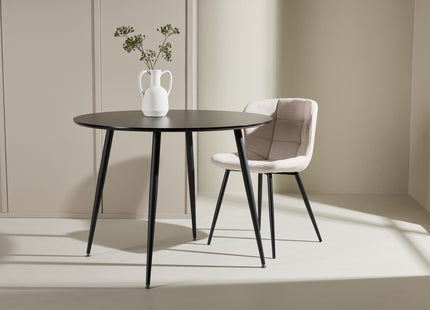 Plaza Runda Matbord ⌀100 Black