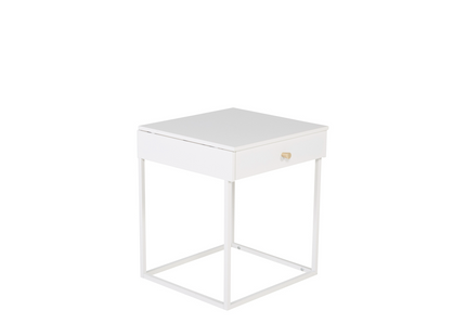 Venture Home Bakal Sängbord 43 x 43 Vit