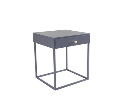 Venture Home Bakal Sängbord 43 x 43 Ljusgrå