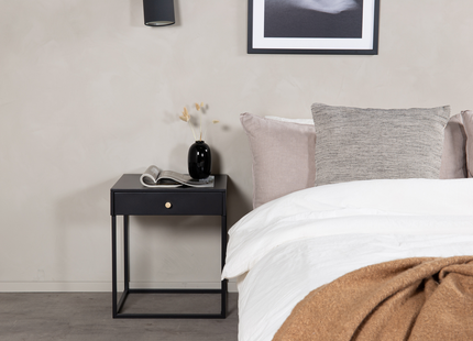 Venture Home Bakal Sängbord 43 x 43 Svart