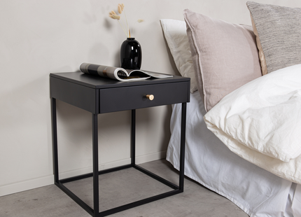 Venture Home Bakal Sängbord 43 x 43 Svart