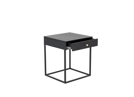 Venture Home Bakal Sängbord 43 x 43 Svart