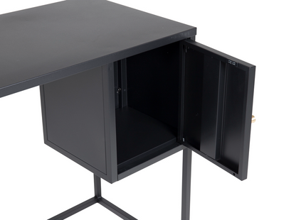 Venture Home Bakal Skrivbord 95 x 45 Svart