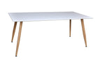 Polar Rektangulära Matbord 180 x 90 White