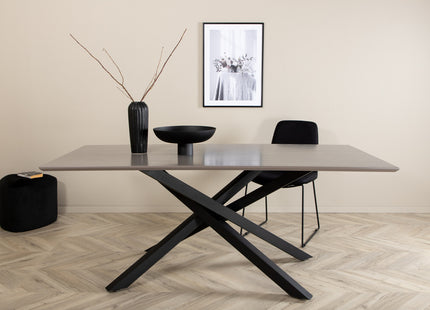 Piazza Rektangulära Matbord 180 x 90 Black