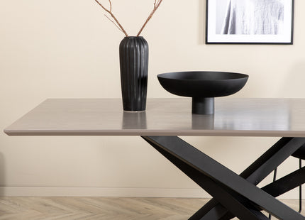 Piazza Rektangulära Matbord 180 x 90 Black