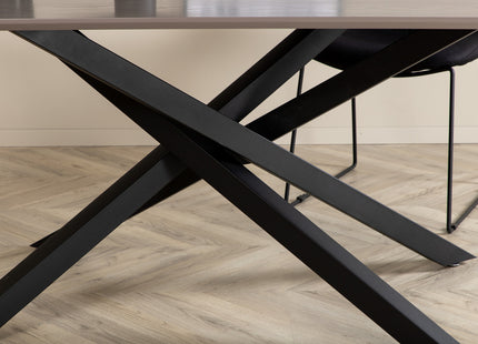 Piazza Rektangulära Matbord 180 x 90 Black