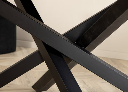 Piazza Rektangulära Matbord 180 x 90 Black