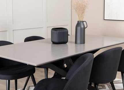 Piazza Rektangulära Matbord 180 x 90 Black