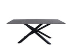 Piazza Rektangulära Matbord 180 x 90 Black