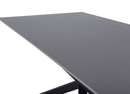 Piazza Rektangulära Matbord 180 x 90 Black