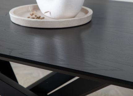 Piazza Rektangulära Matbord 180 x 90 Black