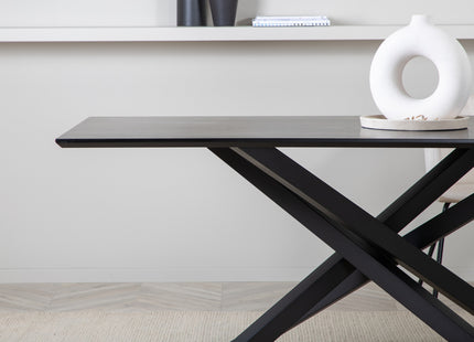 Piazza Rektangulära Matbord 180 x 90 Black