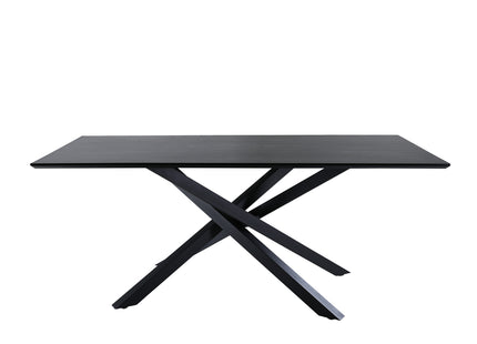 Piazza Rektangulära Matbord 180 x 90 Black