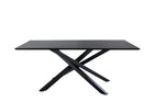 Piazza Rektangulära Matbord 180 x 90 Black