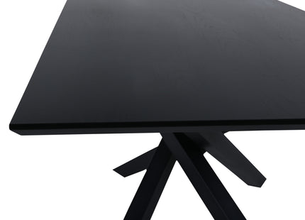 Piazza Rektangulära Matbord 180 x 90 Black