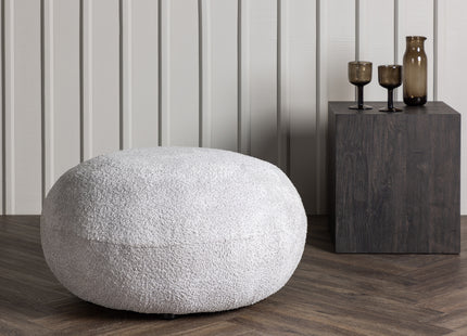 Venture Home Bologna Puff 74 x 40 x 74 Ljusgrå