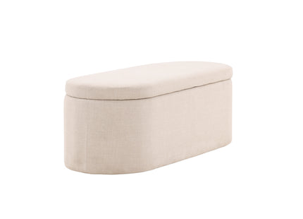 Venture Home Potenza Ottoman 130 x 47 x 50 Offwhite