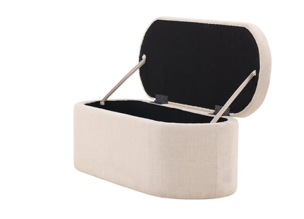 Venture Home Potenza Ottoman 130 x 47 x 50 Offwhite