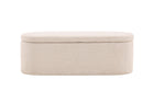 Venture Home Potenza Ottoman 130 x 47 x 50 Offwhite