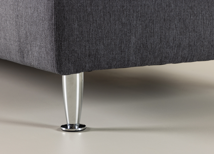 Venture Home Mesa Enkelsäng 200 x 66 x 90 Mörk Grå