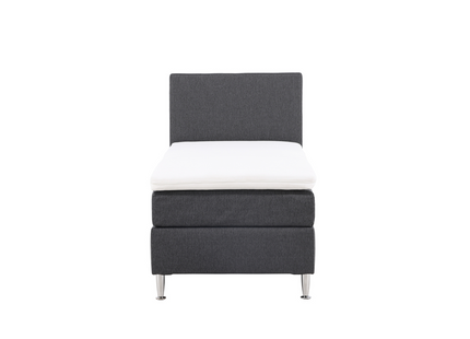 Venture Home Toledo Enkelsäng 200 x 66 x 90 Mörk Grå